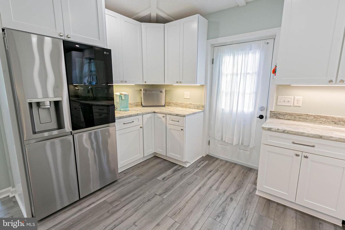 Interior, Kitchen, Wood Texture Flooring