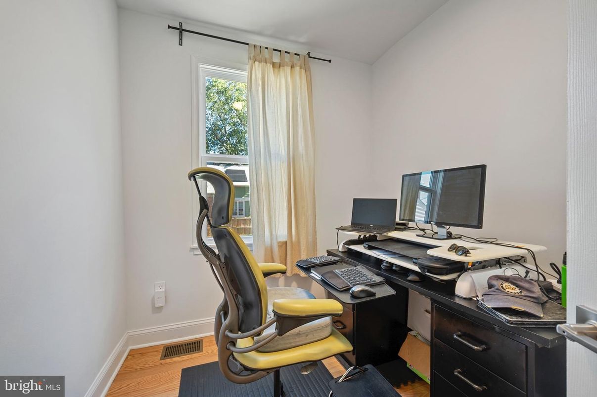 Home Office, Interior, Wood Texture Flooring