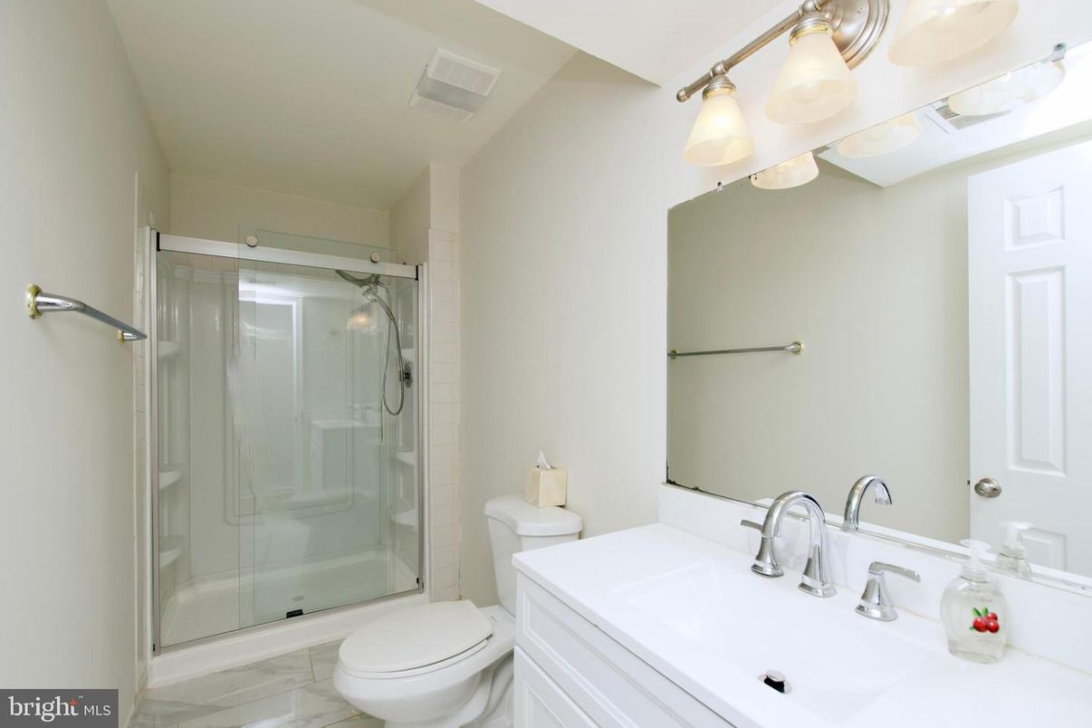 Bathroom, Glass Shower, Interior, Marble