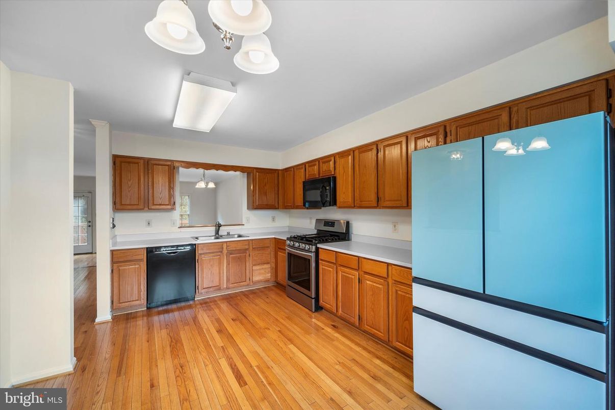 Interior, Kitchen, Wood Texture Flooring