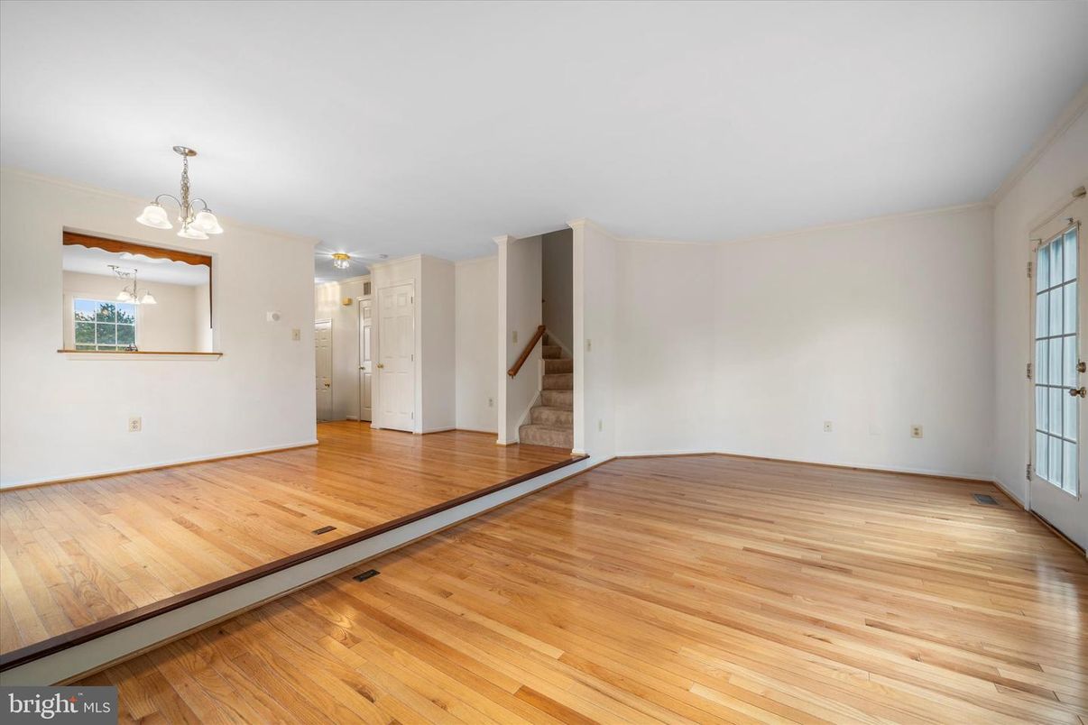 Empty room, Interior, Wood Texture Flooring