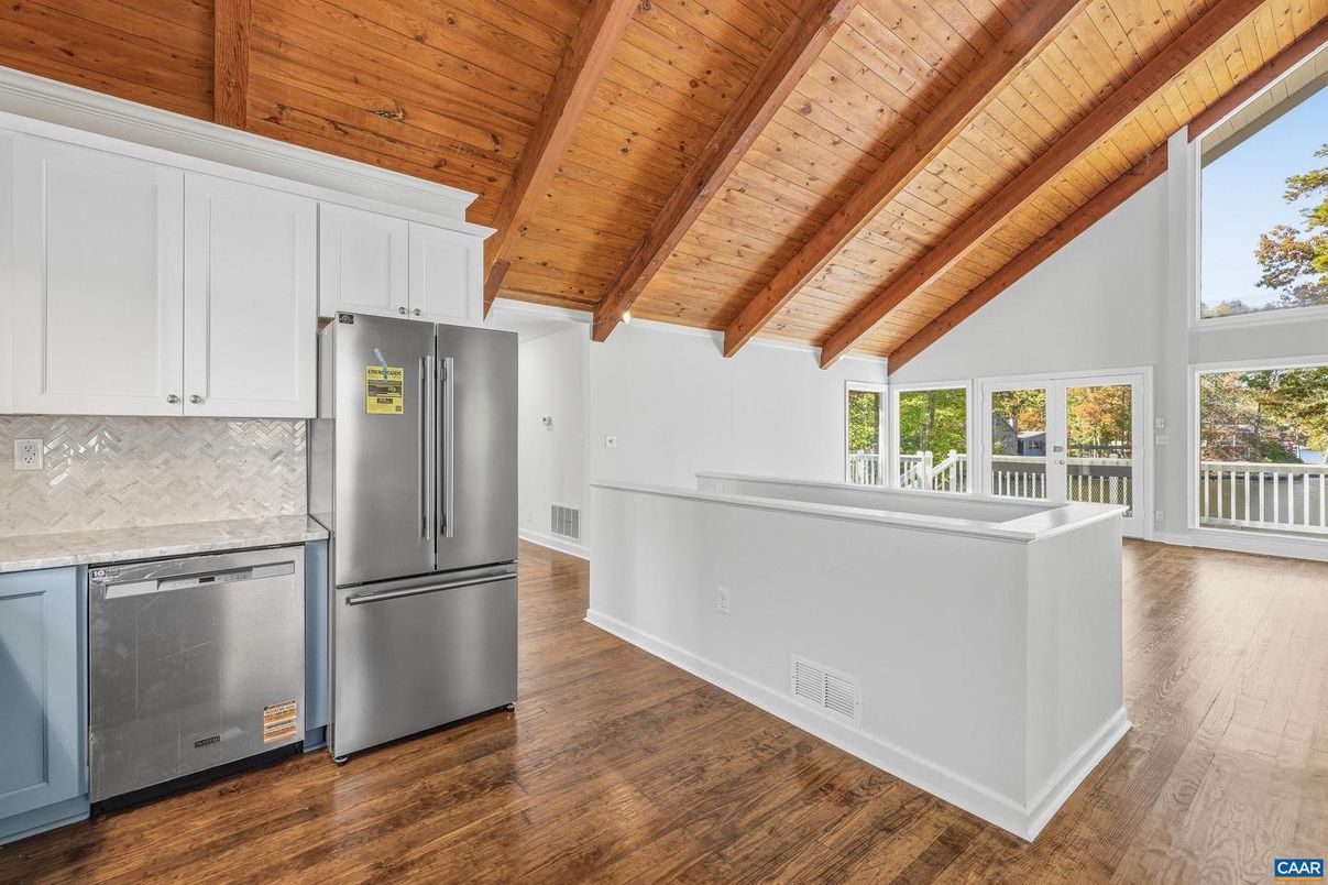 Interior, Kitchen, Wooden Beams, Wooden Ceilings, Wood Texture Flooring