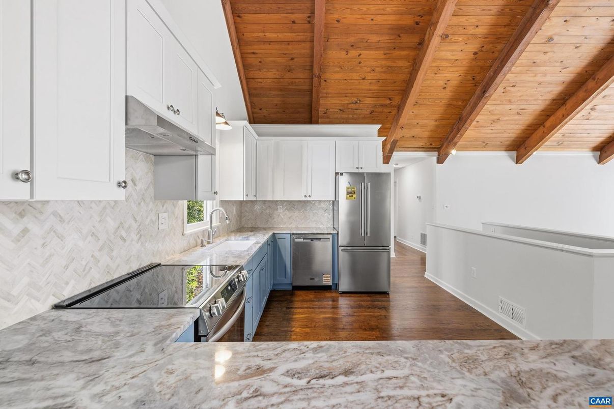 Interior, Kitchen, Wooden Beams, Wooden Ceilings, Wood Texture Flooring