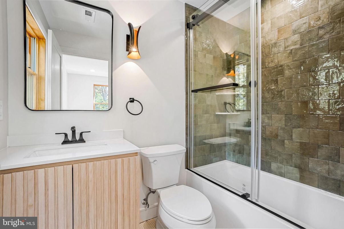 Bathroom, Glass Shower, Interior, Stone Walls