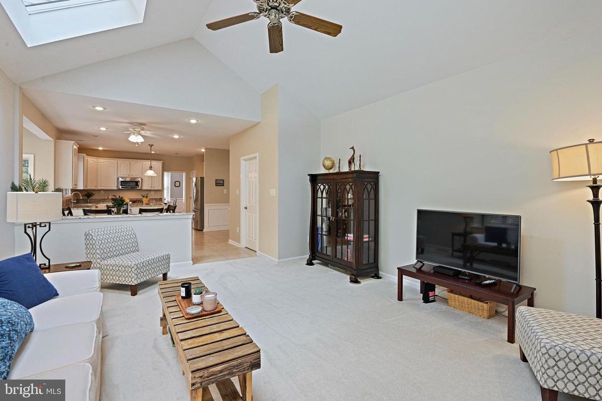 Interior, Kitchen, Living room, Recessed Lighting