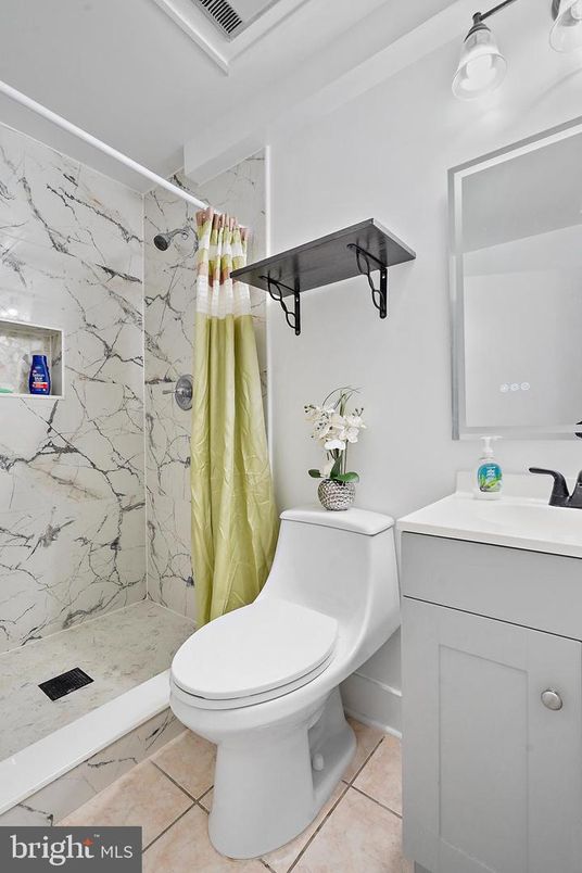 Bathroom, Interior, Marble Walls