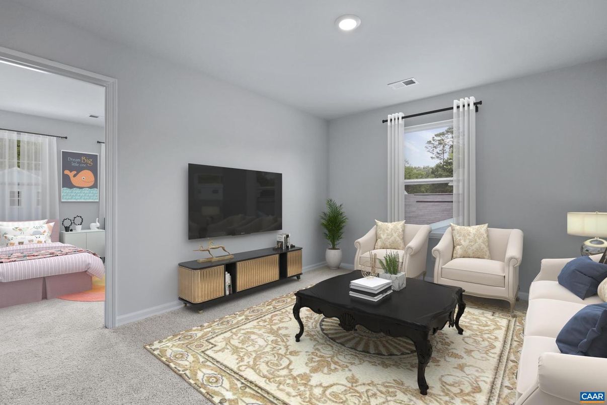 Bedroom, Interior, Living room, Recessed Lighting