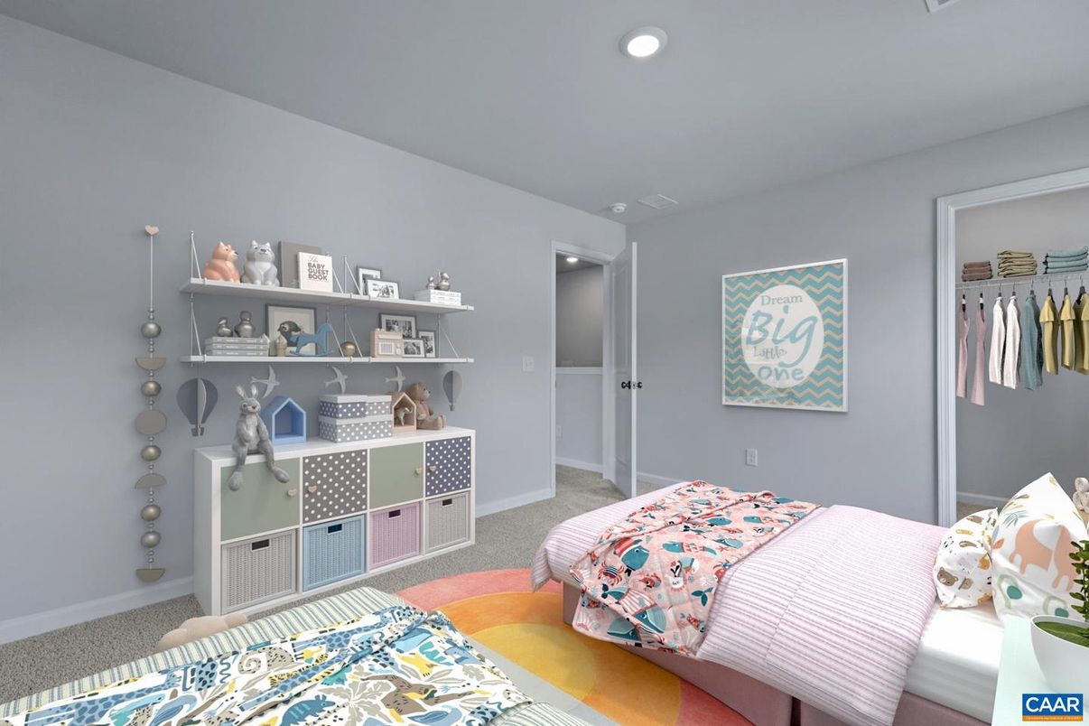 Bedroom, Interior, Recessed Lighting