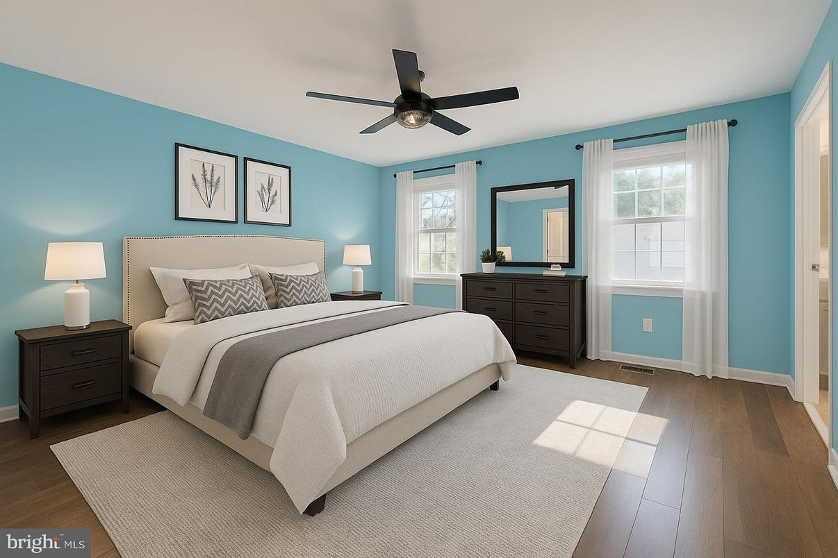 Bedroom, Interior, Wood Texture Flooring