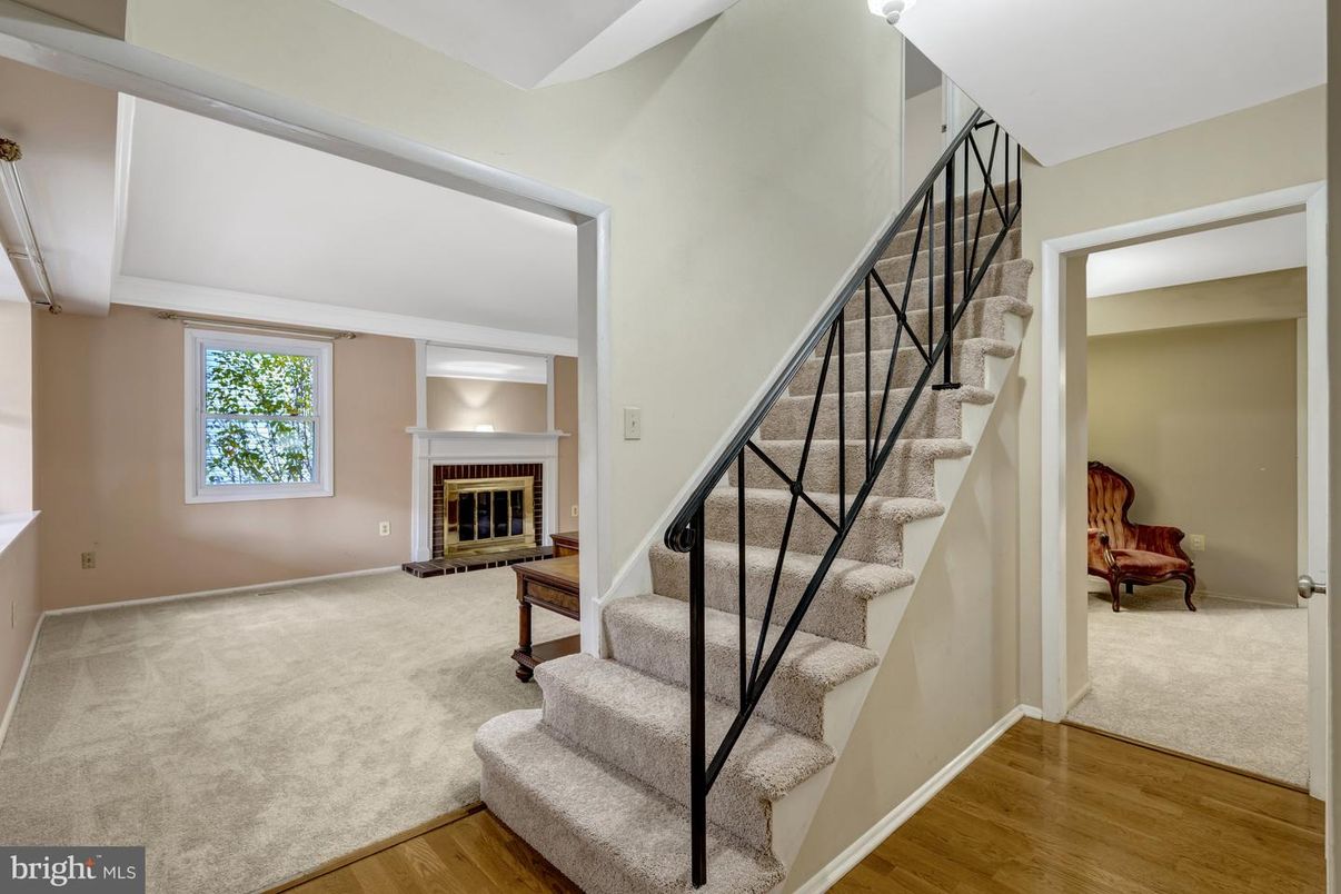 Fireplace, Interior, Wood Texture Flooring