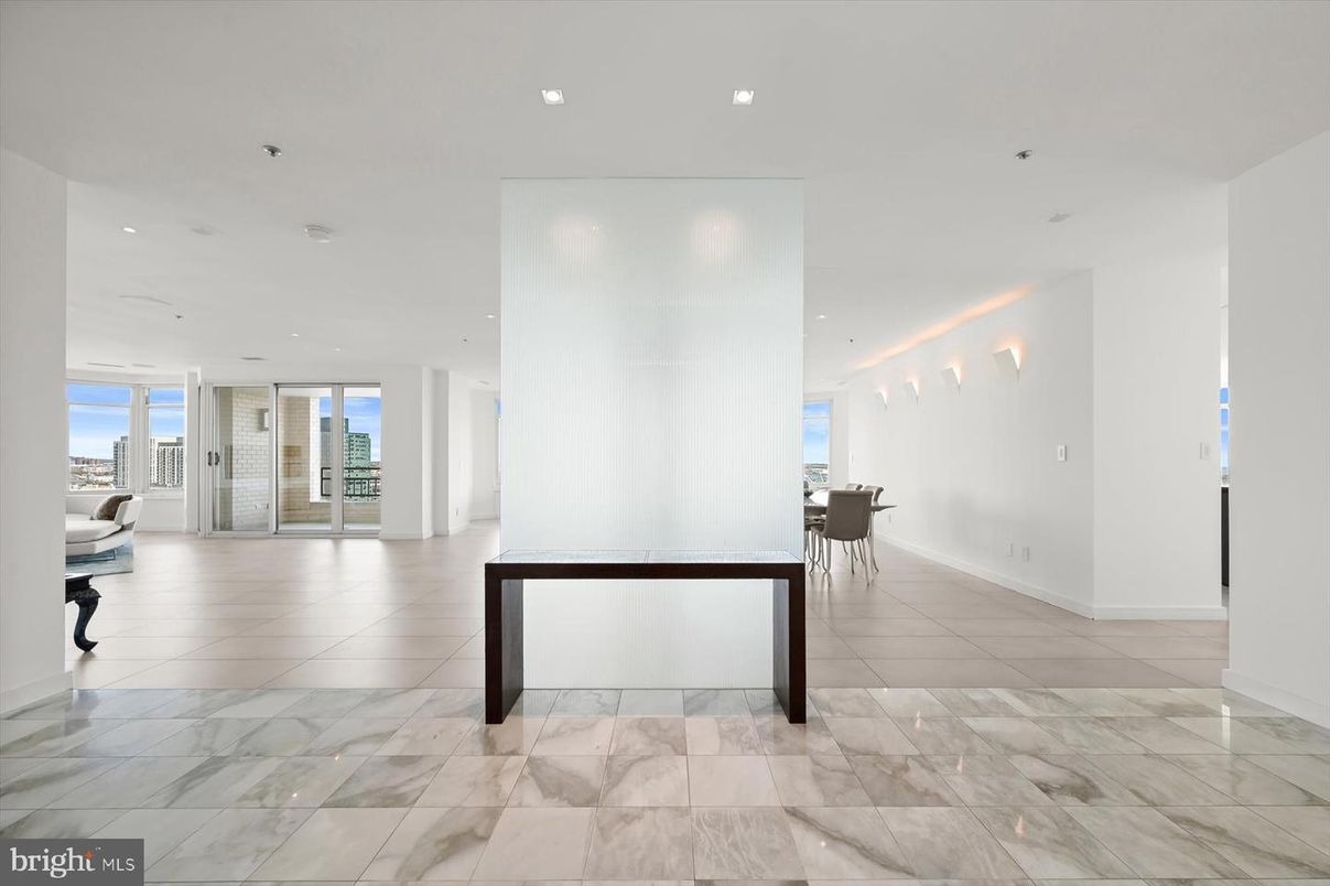 Interior, Marble, Recessed Lighting