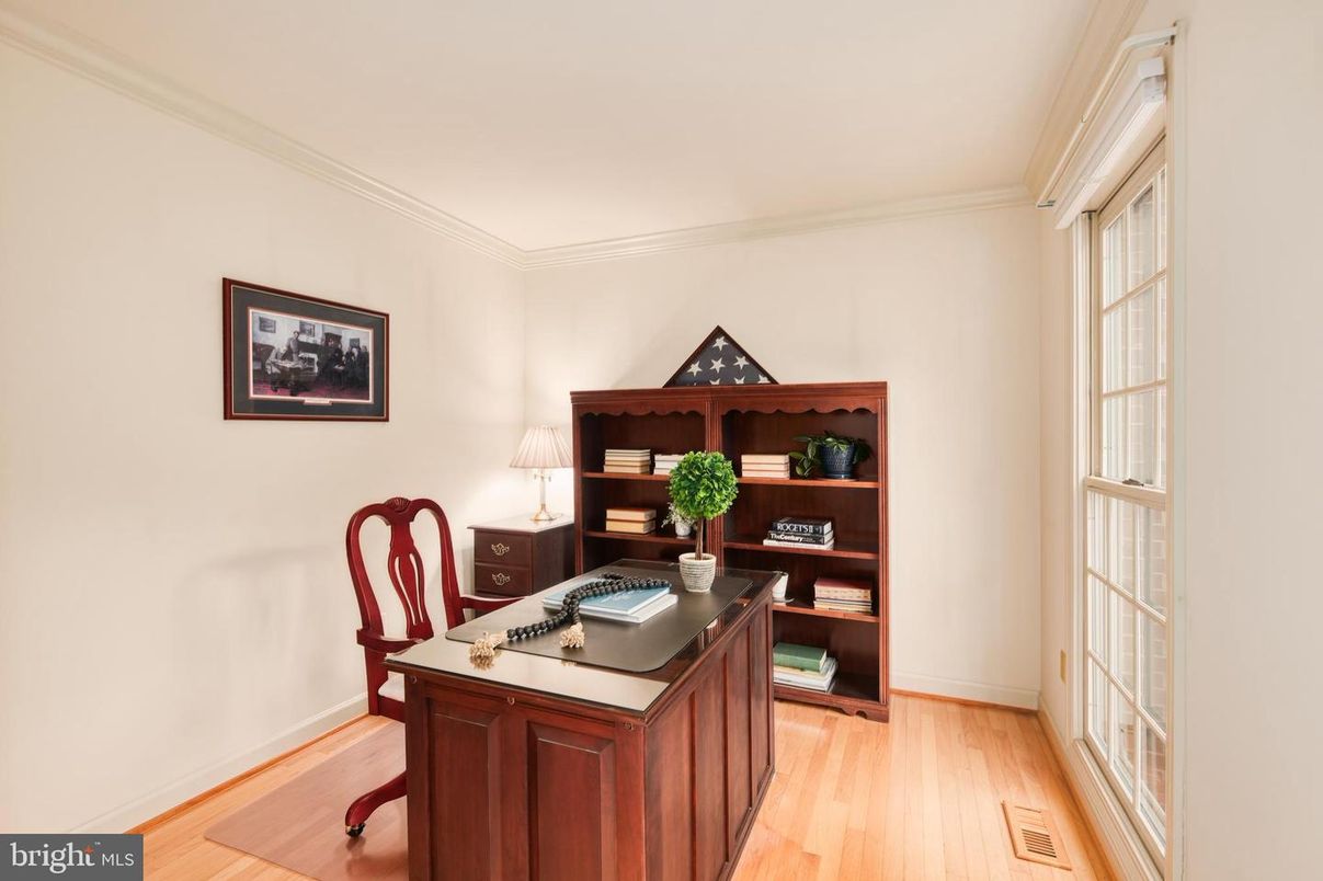 Home Office, Interior, Wood Texture Flooring