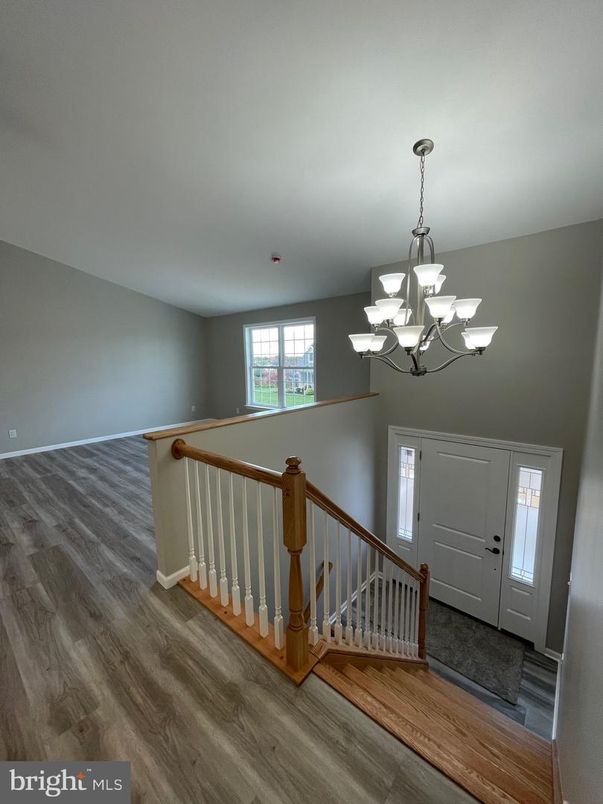 Chandelier, Interior, Wood Texture Flooring