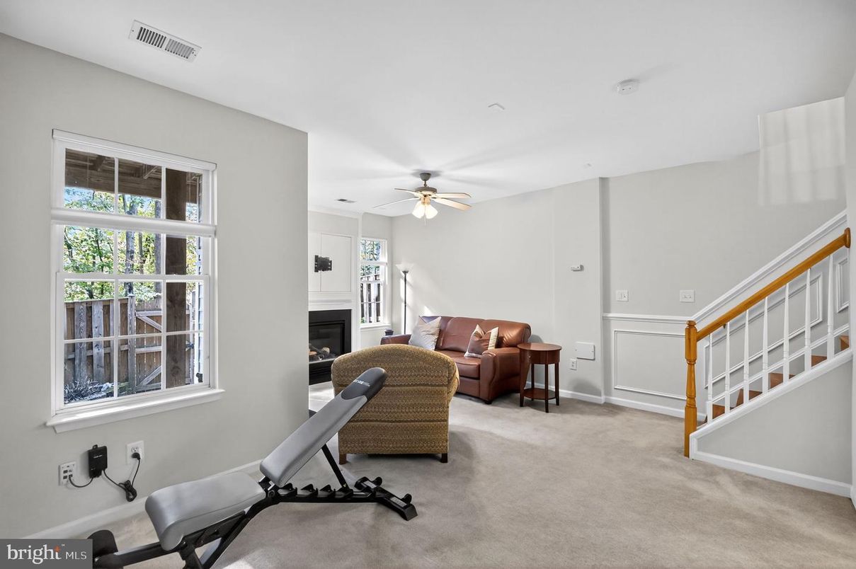 Fireplace, Fitness Equipment, Interior, Living room