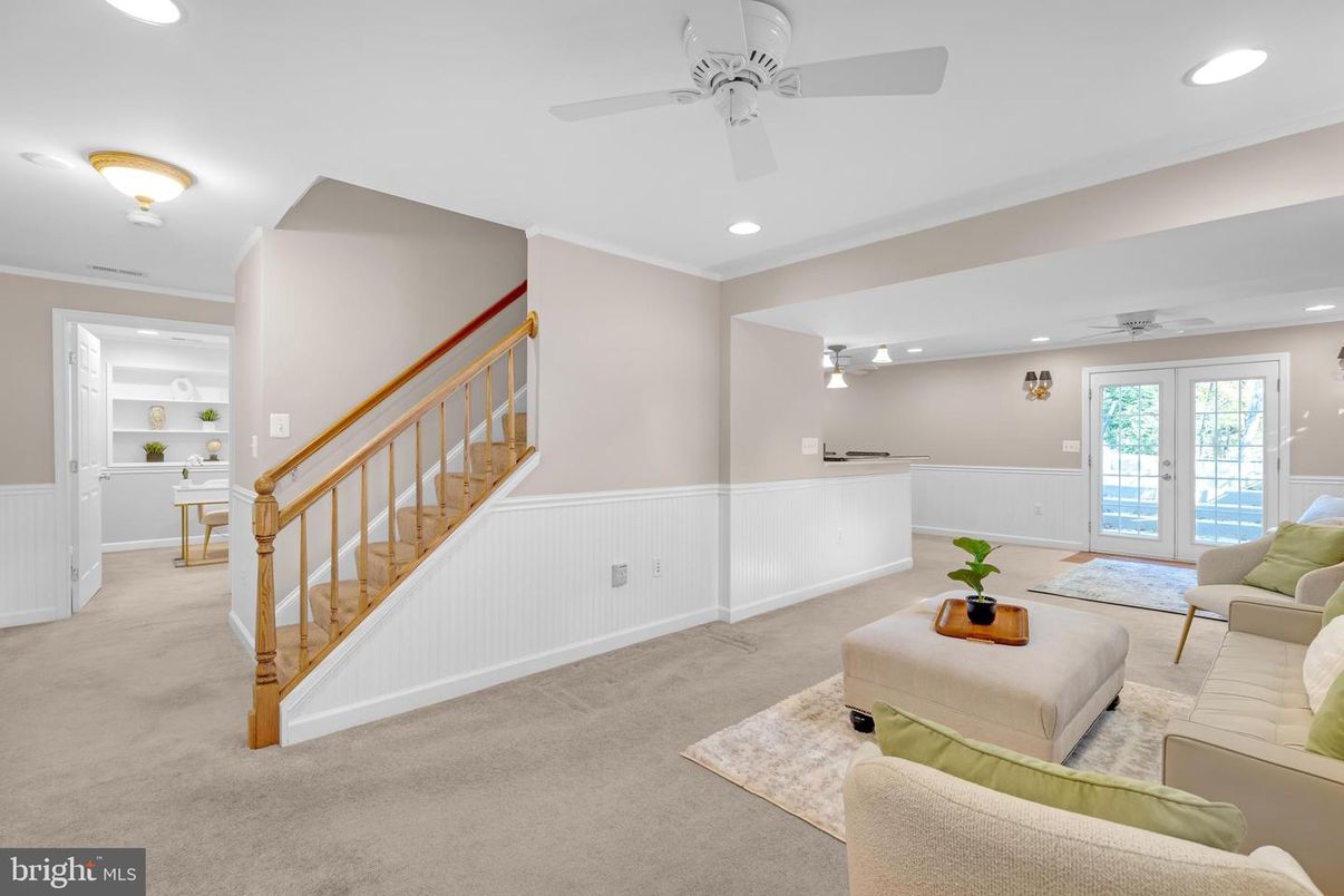 Interior, Living room, Recessed Lighting