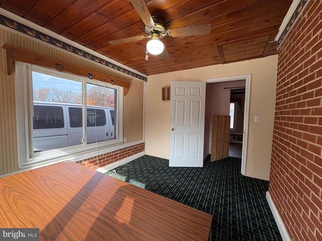 Interior, Stone Walls, Wooden Ceilings