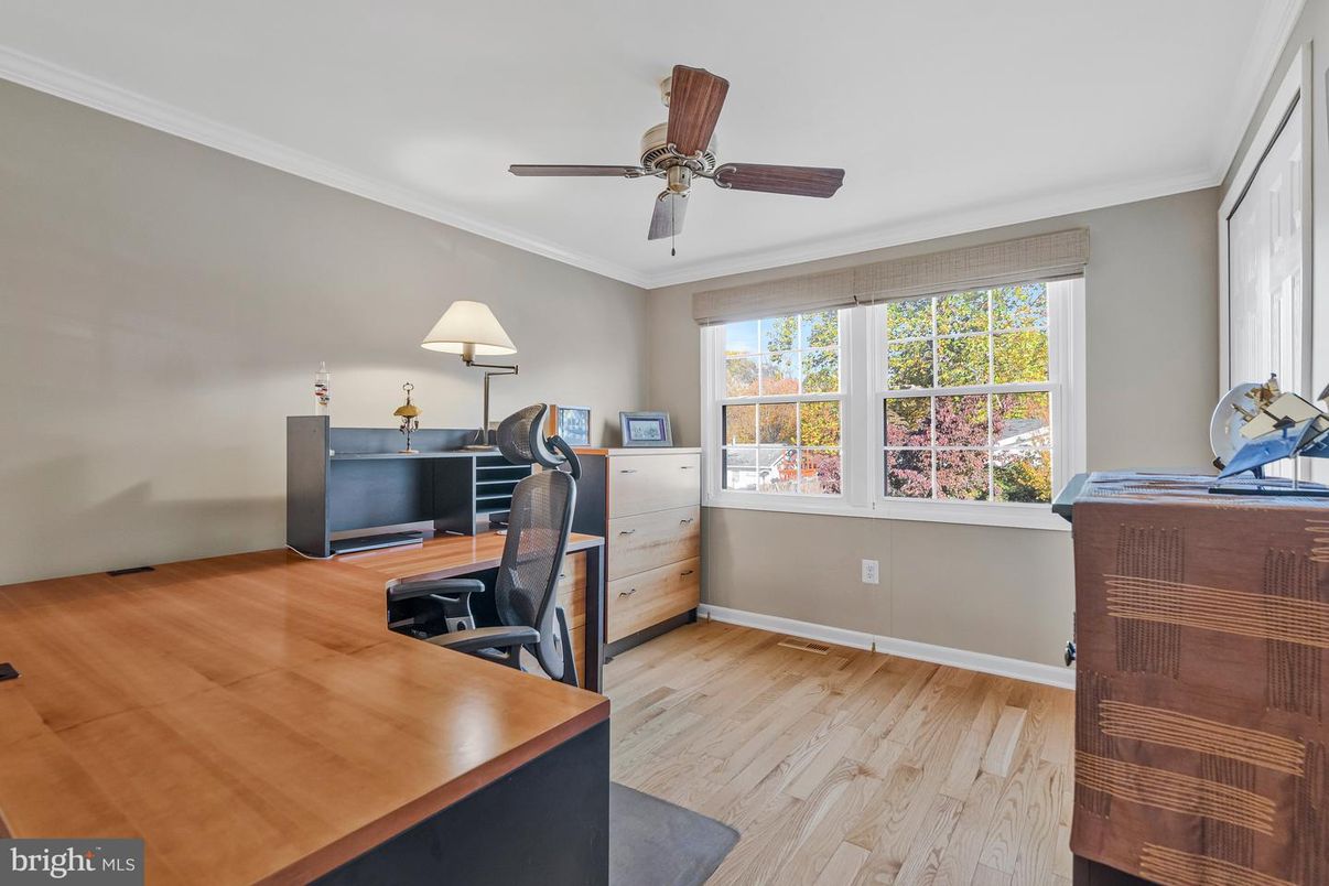 Home Office, Interior, Wood Texture Flooring