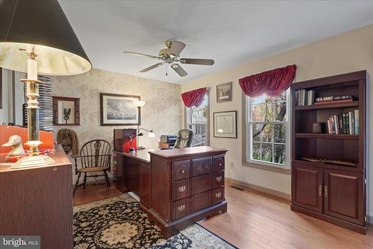 Home Office, Interior, Wood Texture Flooring