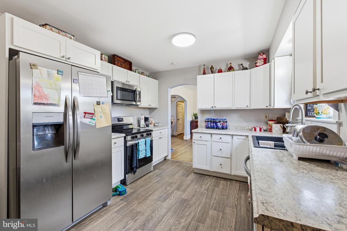 Interior, Kitchen, Wood Texture Flooring