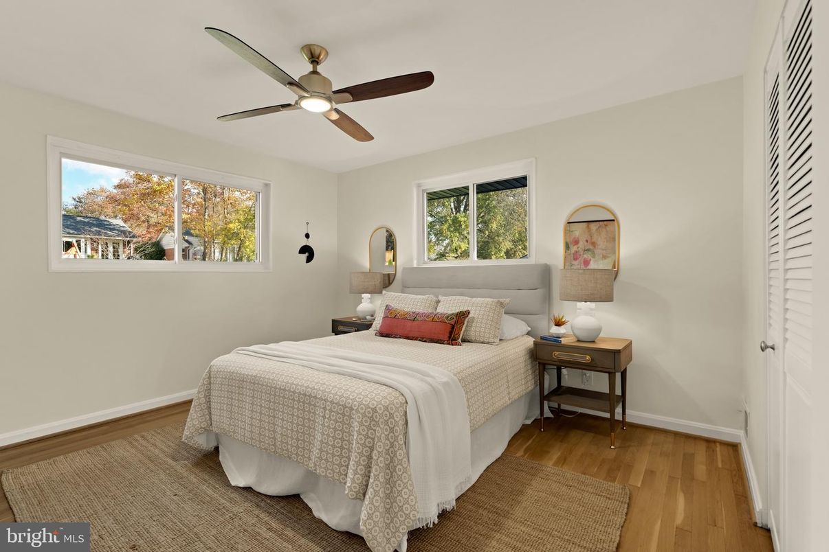 Bedroom, Interior, Wood Texture Flooring