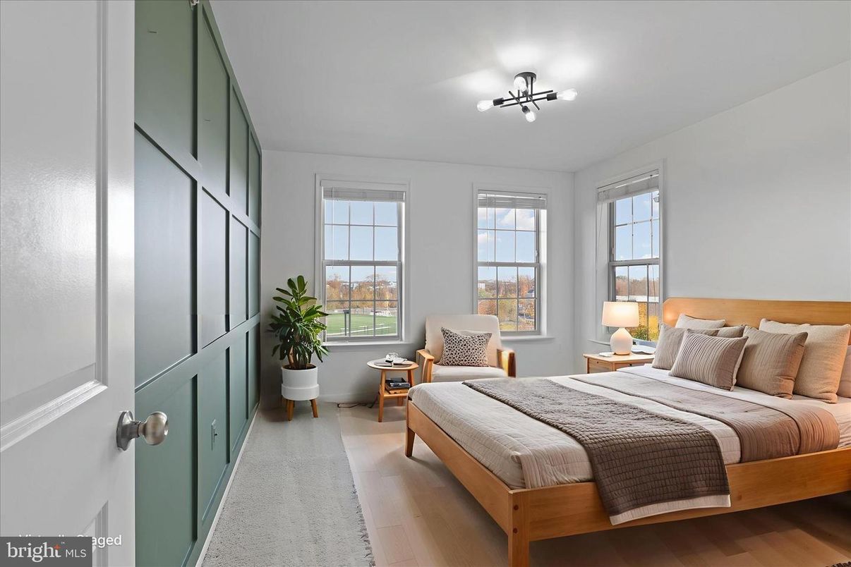 Bedroom, Interior, Wood Texture Flooring