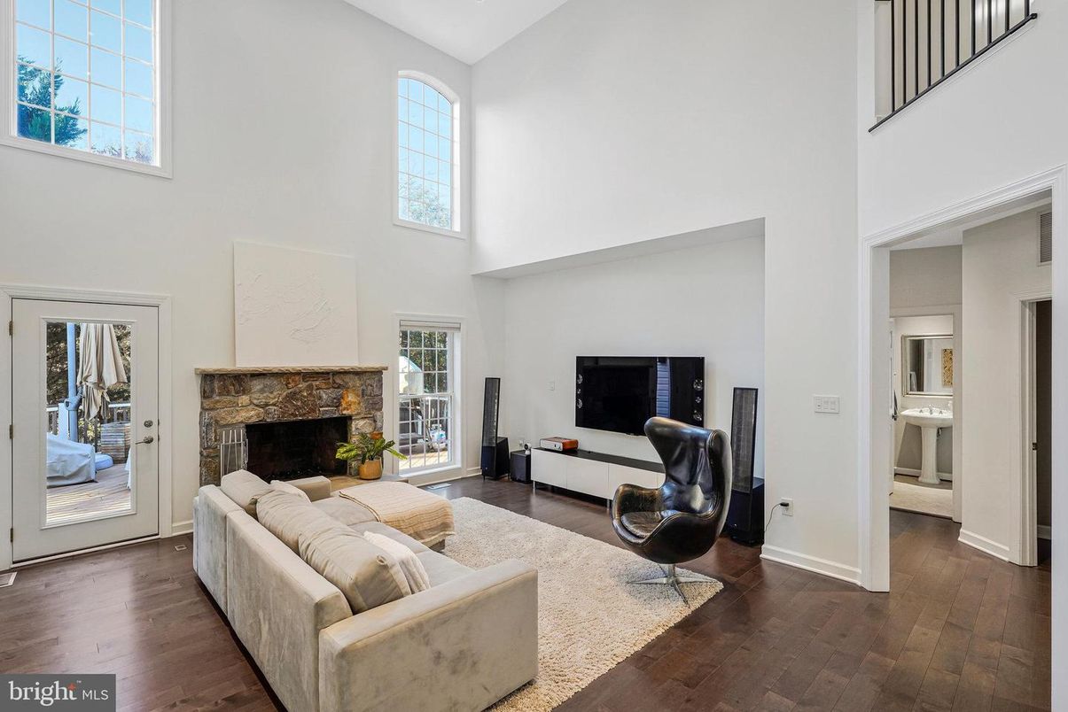 Fireplace, Interior, Living room, Wood Texture Flooring