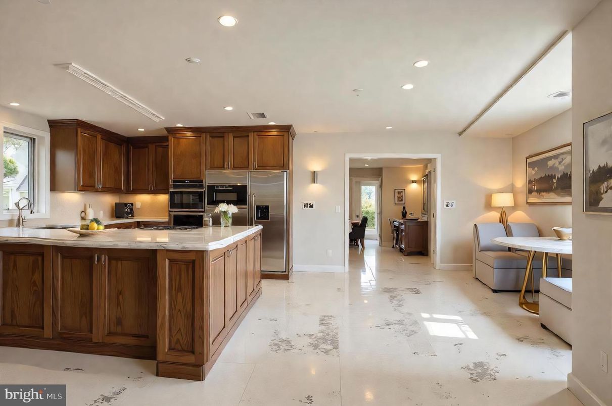 Interior, Kitchen, Recessed Lighting, Stainless Steel Appliances