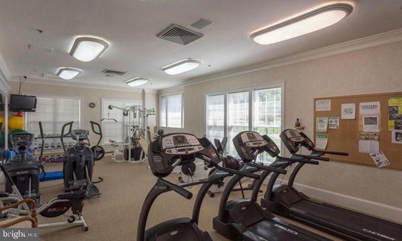Fitness Equipment, Gym, Interior