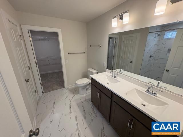 Bathroom, Dual Sink Vanities, Interior, Marble, Marble Walls