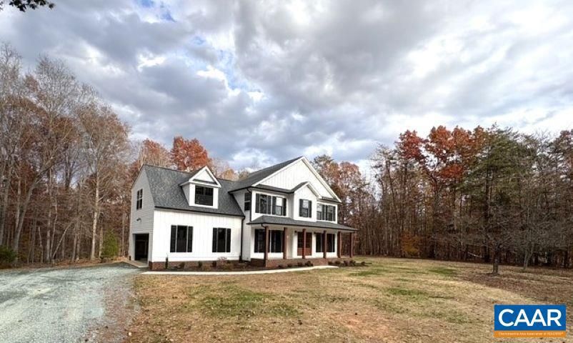 Attached, Backyard, Exterior, Facade, Farmhouse