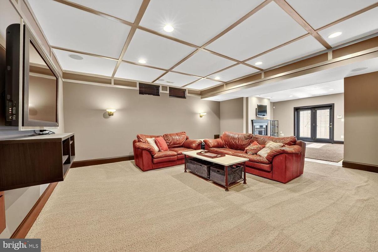 Interior, Living room, Recessed Lighting