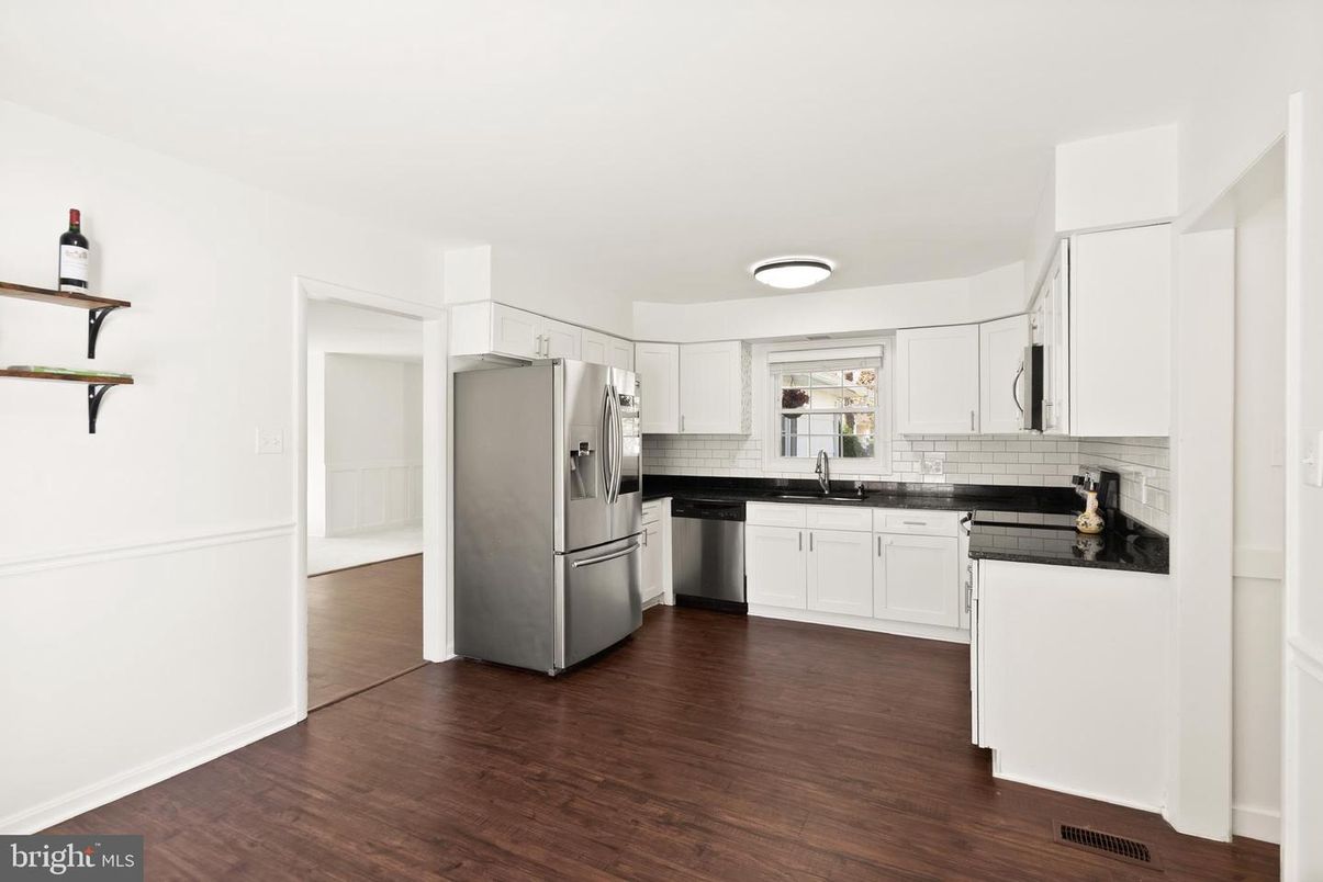 Interior, Kitchen, Wood Texture Flooring