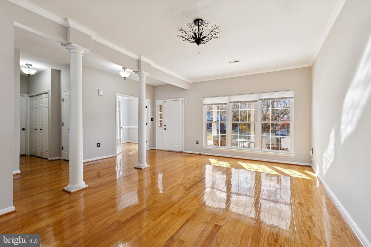 Empty room, Interior, Wood Texture Flooring