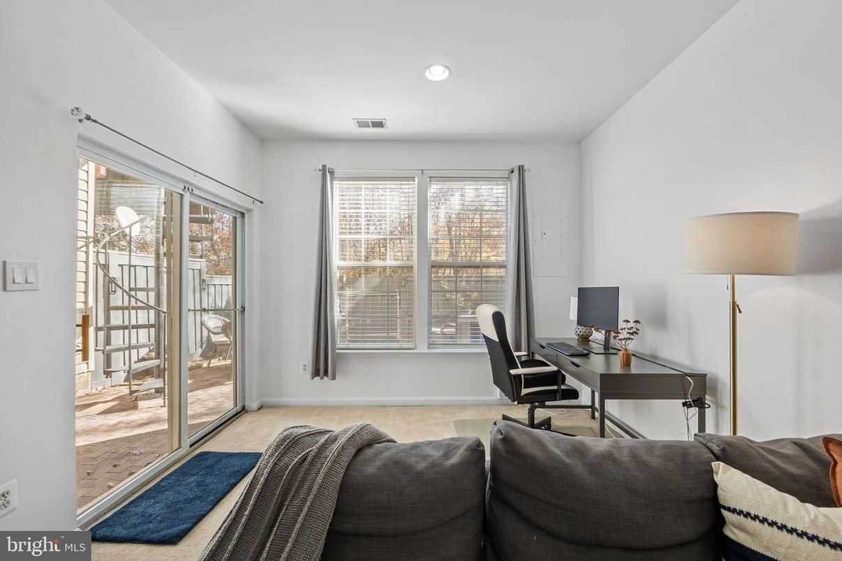 Home Office, Interior, Recessed Lighting