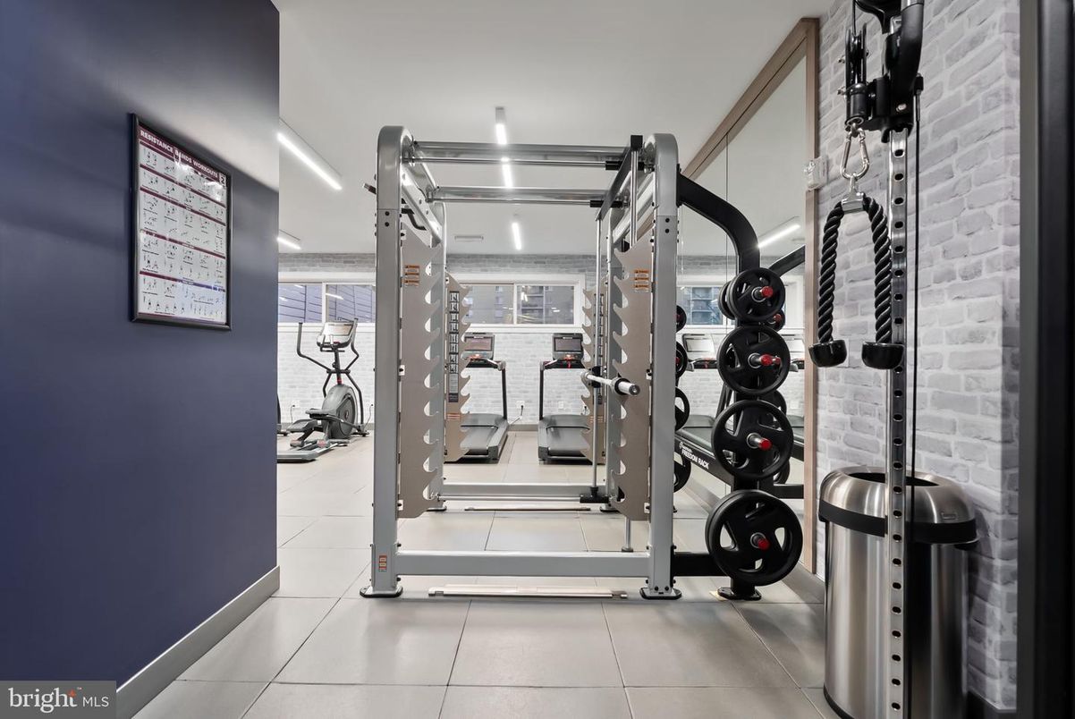 Fitness Equipment, Interior, Stone Walls