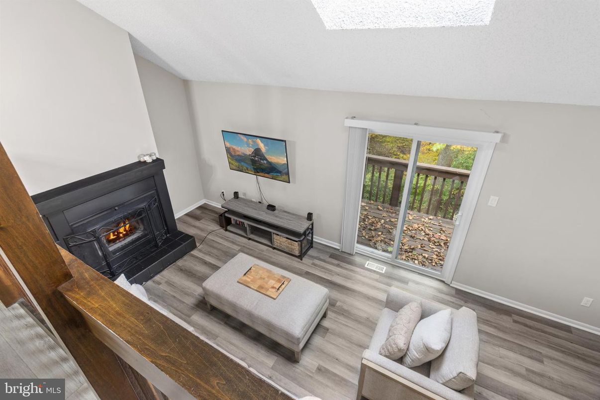 Fireplace, Interior, Living room, Wood Texture Flooring