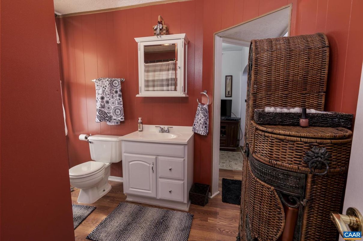 Bathroom, Interior, Wood Texture Flooring