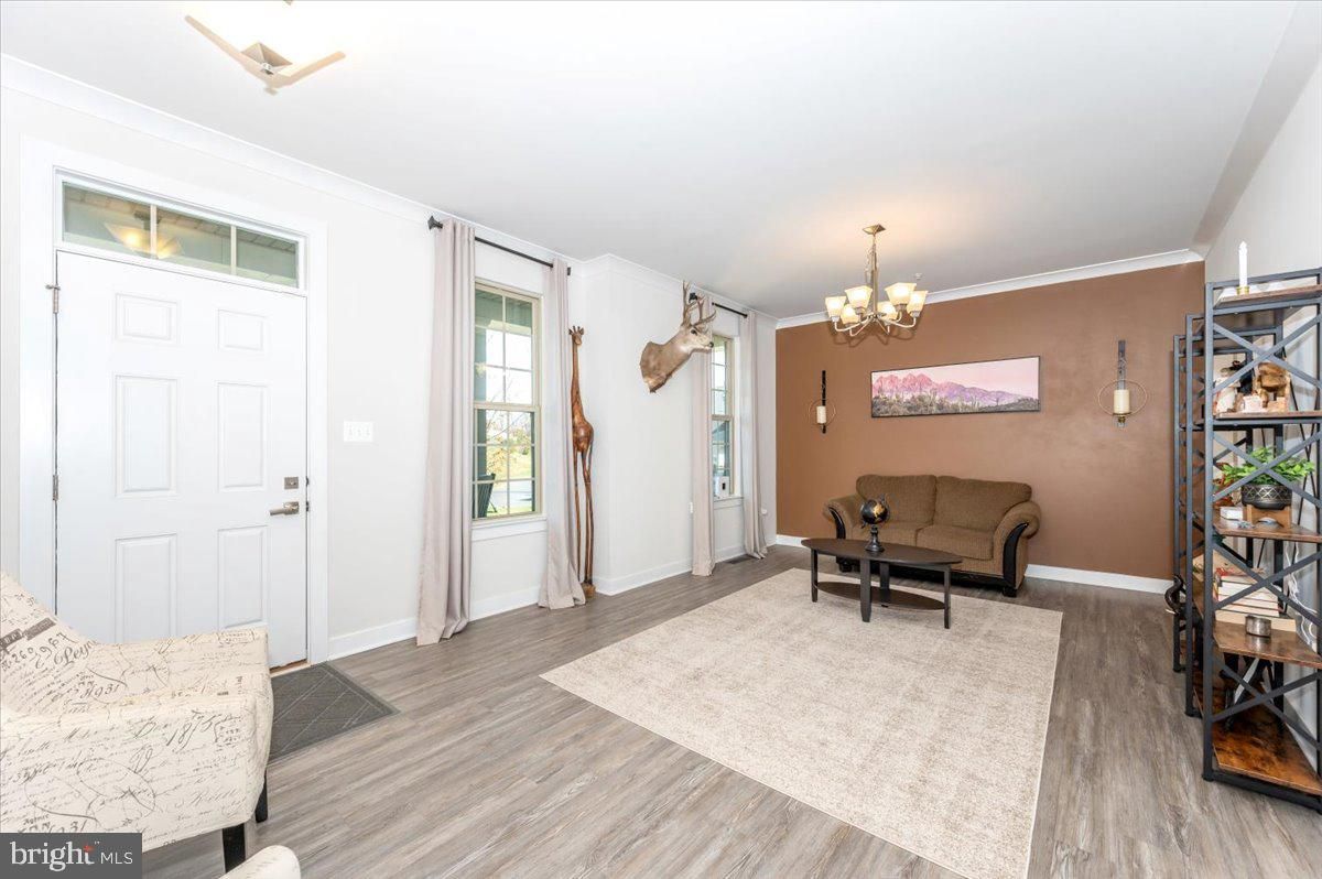 Chandelier, Interior, Wood Texture Flooring