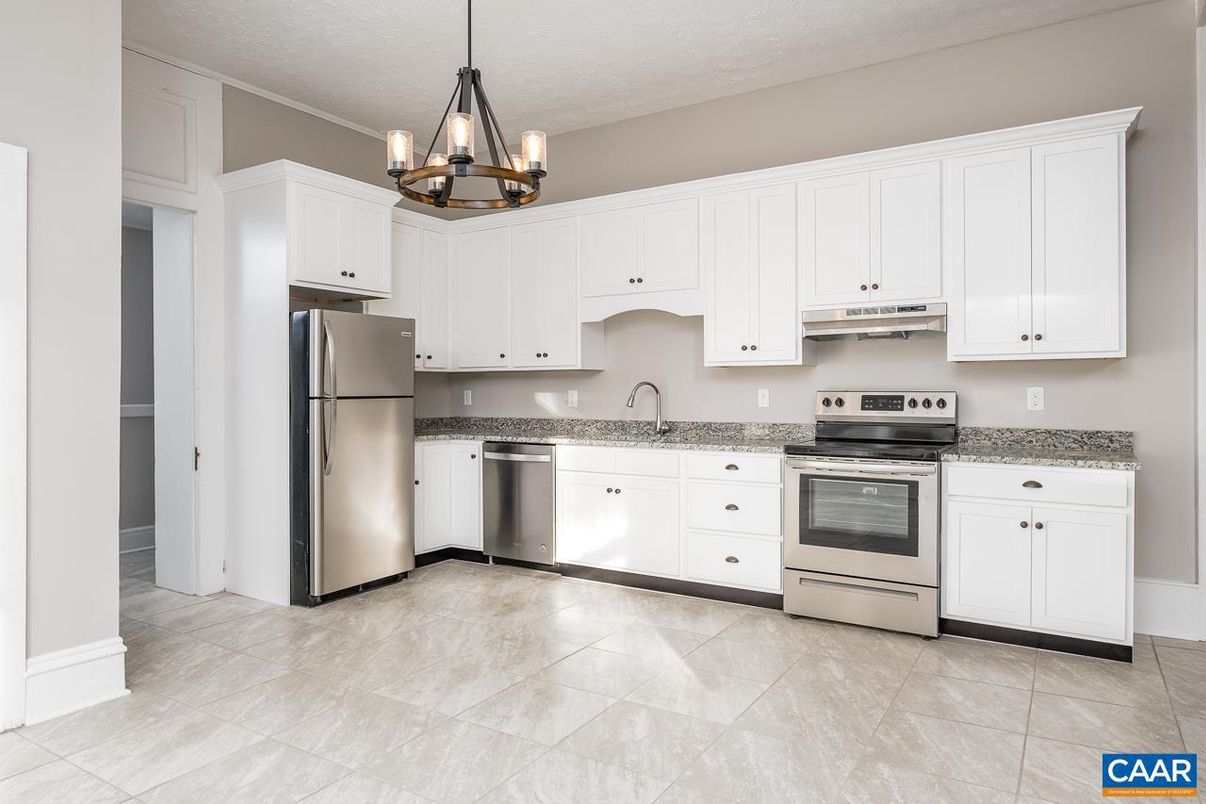 Interior, Kitchen, Pendant Lights, Stainless Steel Appliances