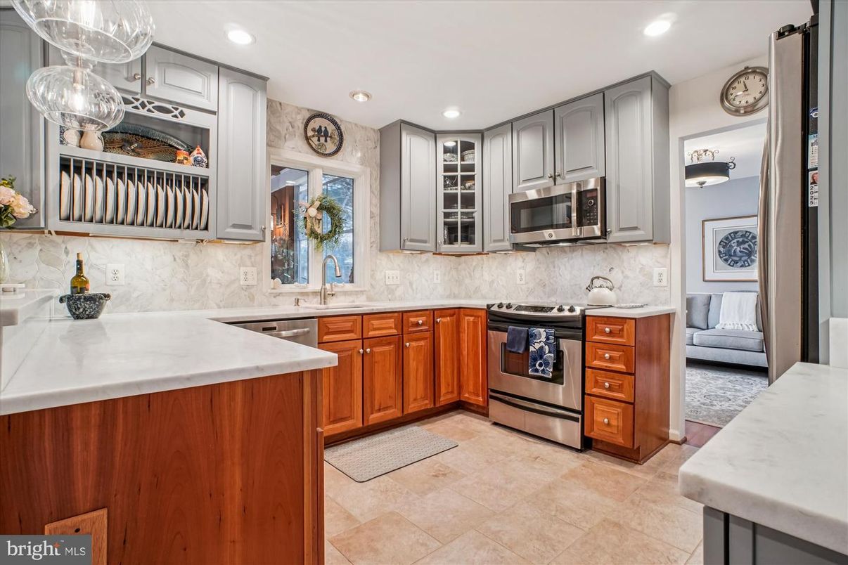 Interior, Kitchen, Recessed Lighting, Stainless Steel Appliances