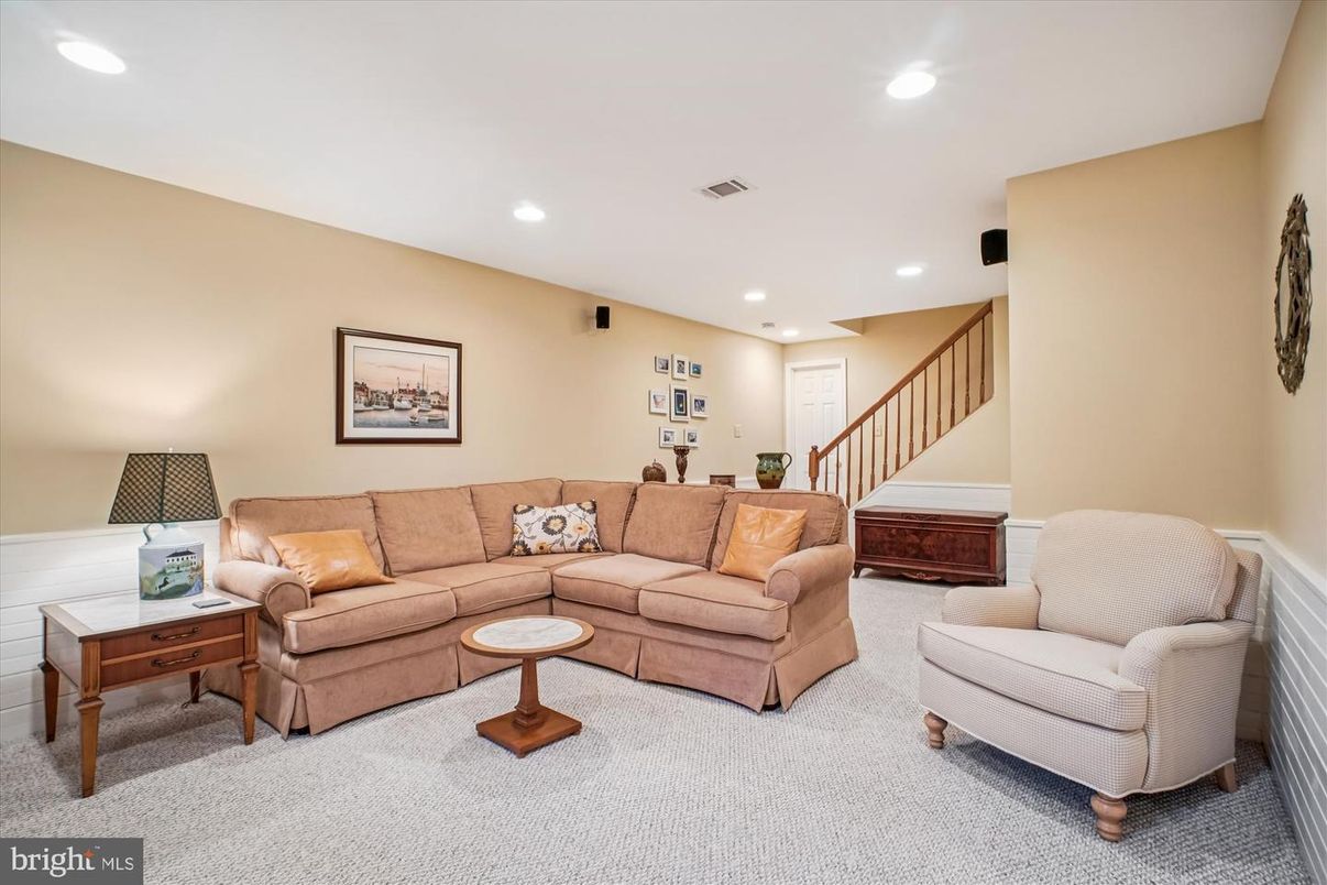 Interior, Living room, Recessed Lighting