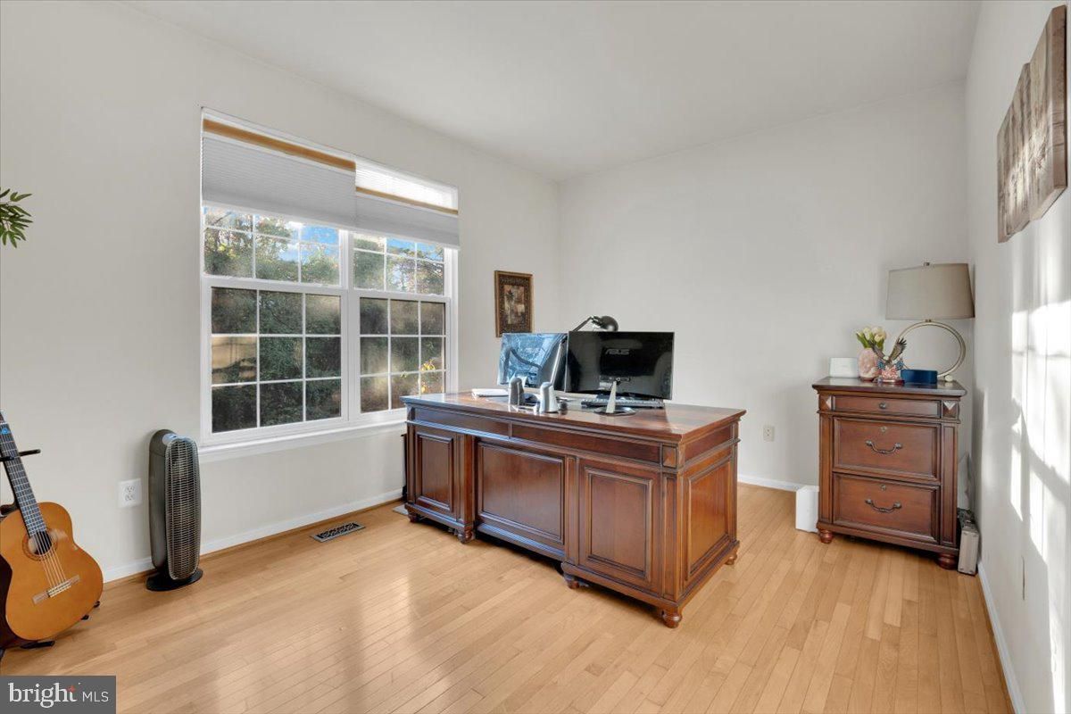 Home Office, Interior, Wood Texture Flooring