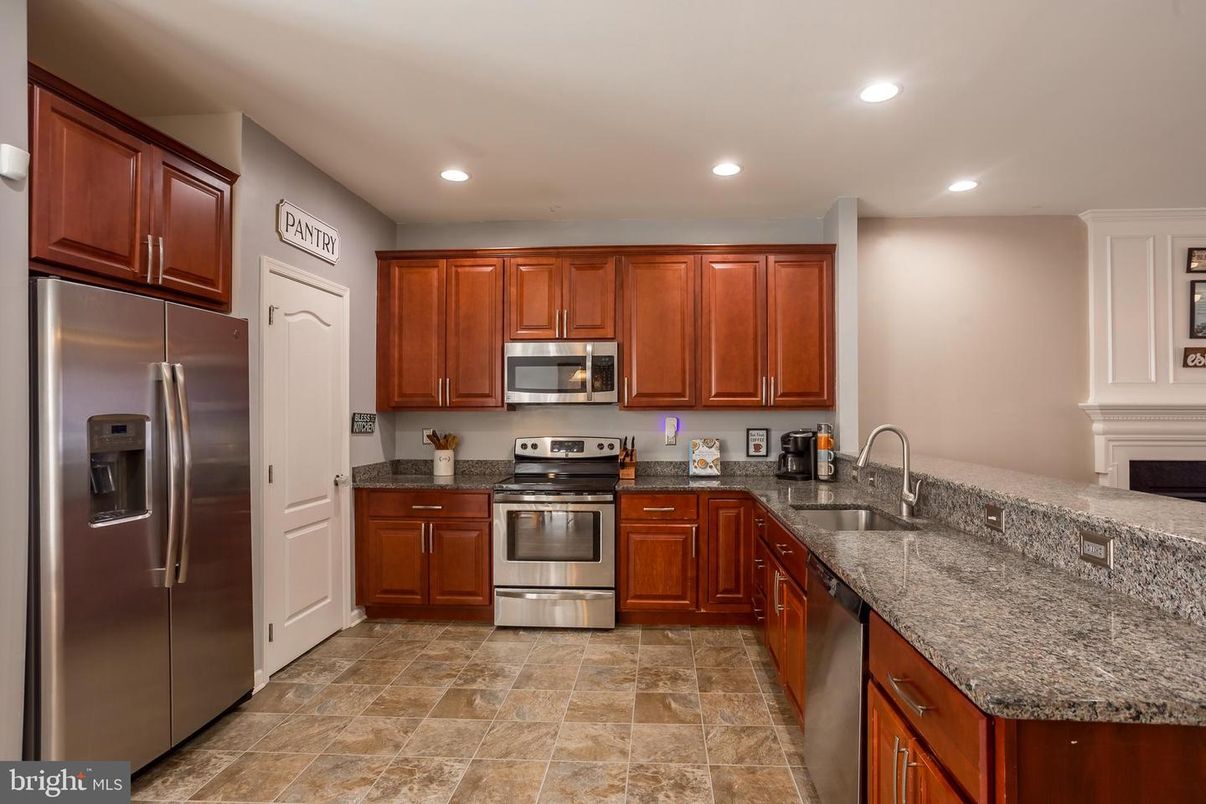 Interior, Kitchen, Recessed Lighting, Stainless Steel Appliances