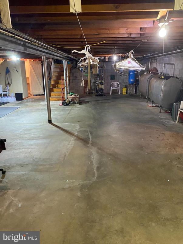 Interior, Stone Walls, Wooden Beams