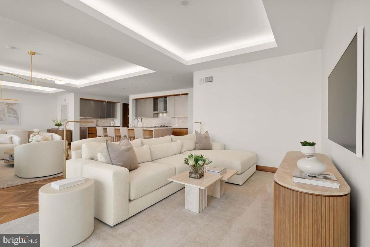 Interior, Kitchen, Living room, Pendant Lights, Recessed Lighting