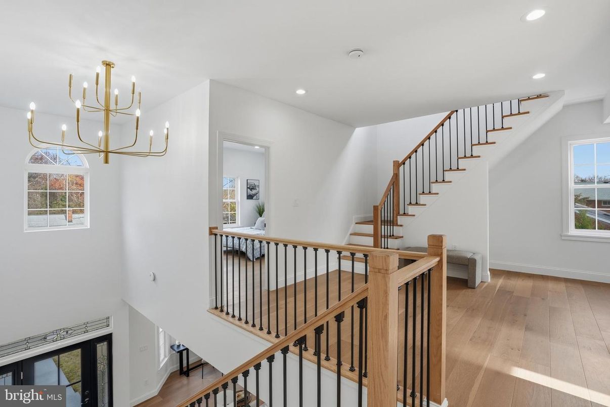 Chandelier, Interior, Pendant Lights, Recessed Lighting, Wood Texture Flooring