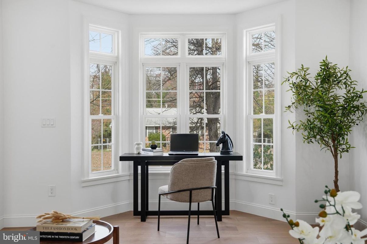 Home Office, Interior, Wood Texture Flooring