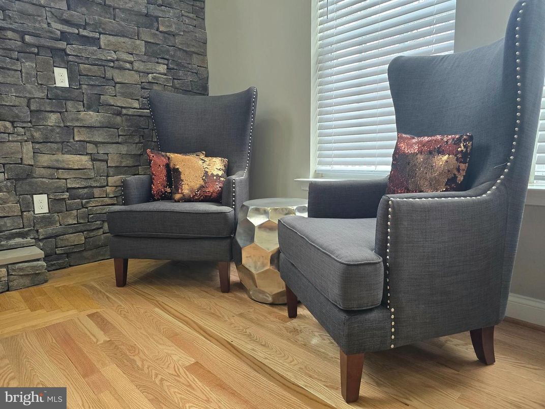 Interior, Stone Walls, Wood Texture Flooring