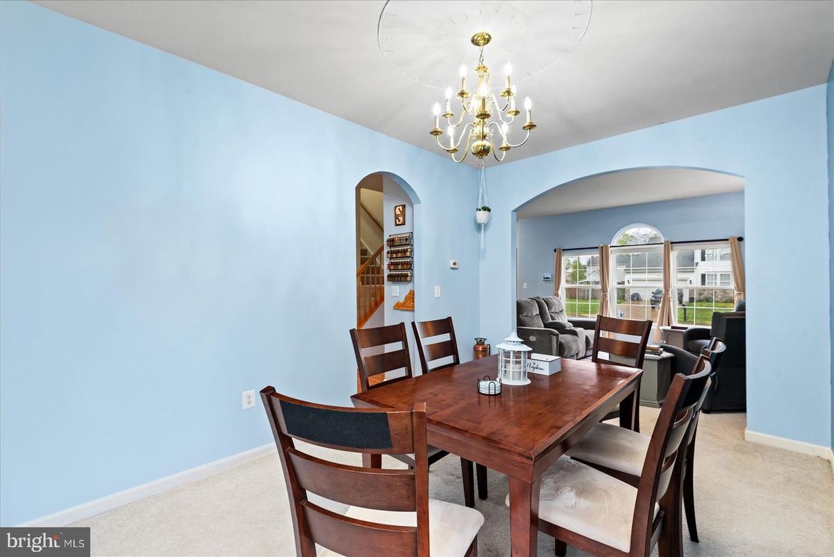 Chandelier, Dining room, Interior