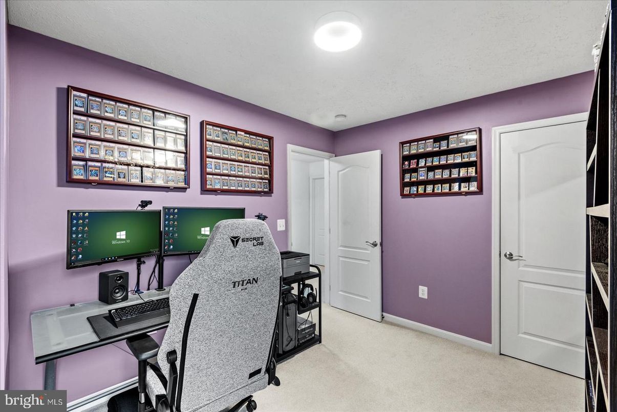 Home Office, Interior, Recessed Lighting